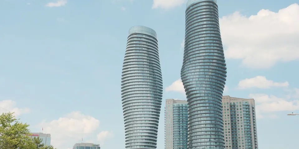 The Absolute Towers in Mississauga's city centre